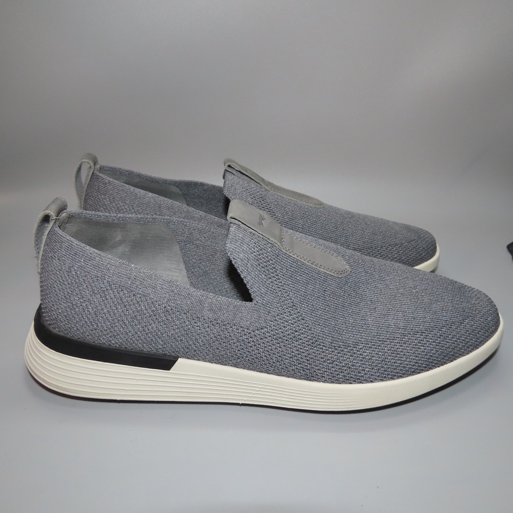 Unisex Wolf & Shepherd Off Gray Swiftknit Derby Slip On Shoes Size W 12 /M 10